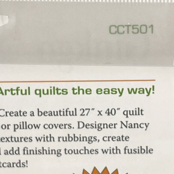 Leaves Applique Quilt Pattern 27" x 40" by Cedar Canyon Nancy Kazlauckas OCT501 - Picture 4 of 7